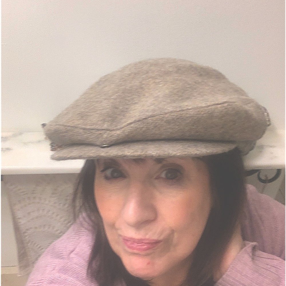 Vintage Hampshire Club Wool Flat Cap
